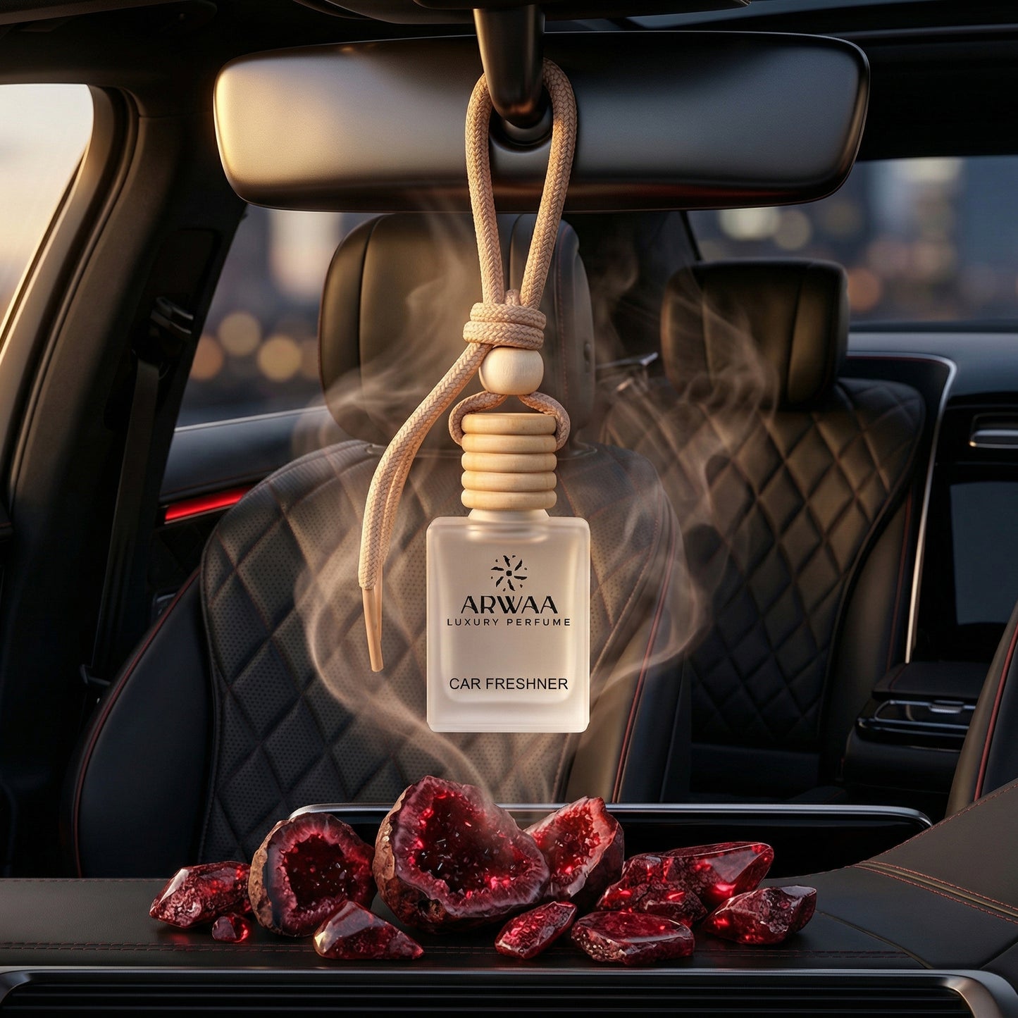 Red Stone |  Car Hanging Perfume -  10ML