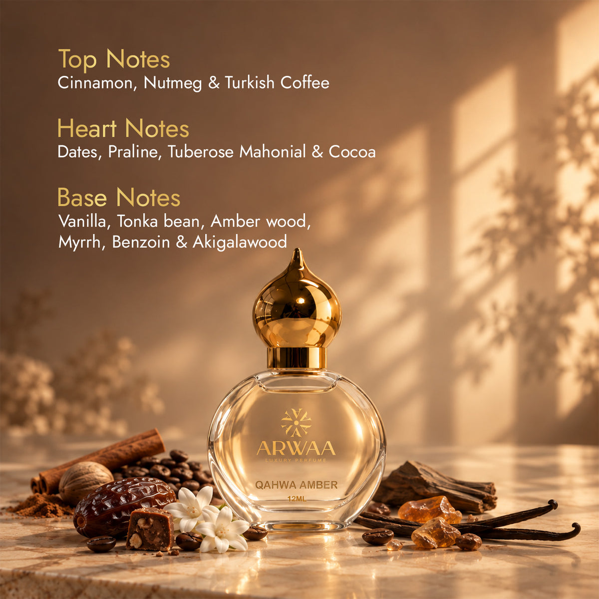 Qahwa Amber |  Attar -  12ML